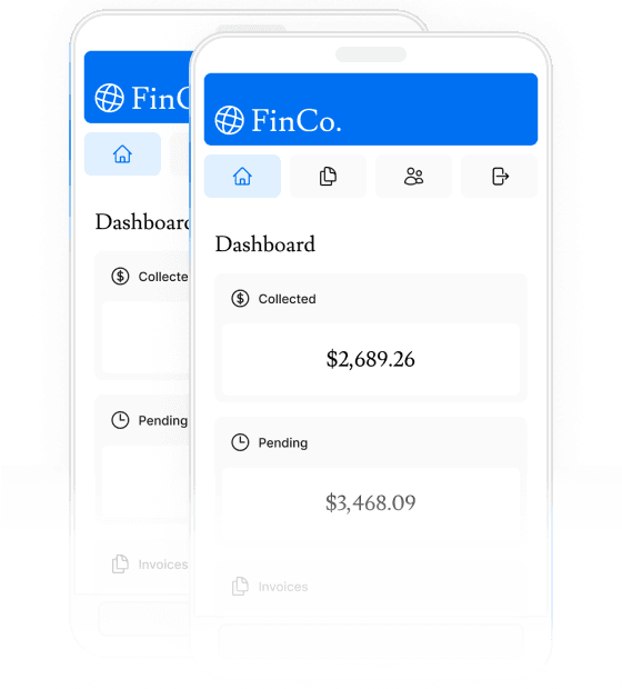 Screenshots of the HappyApp application showing mobile version