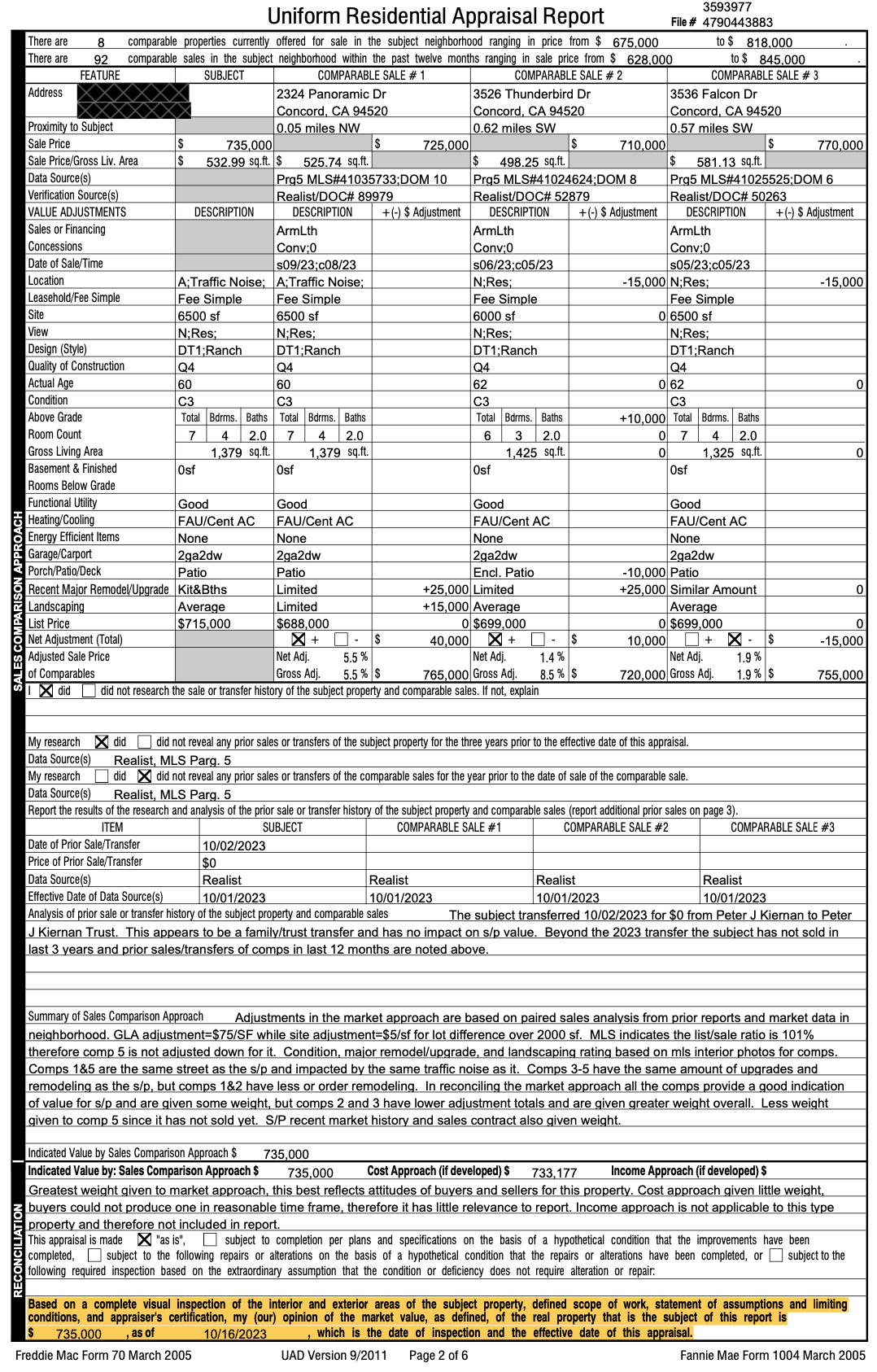 Appraisal page 2
