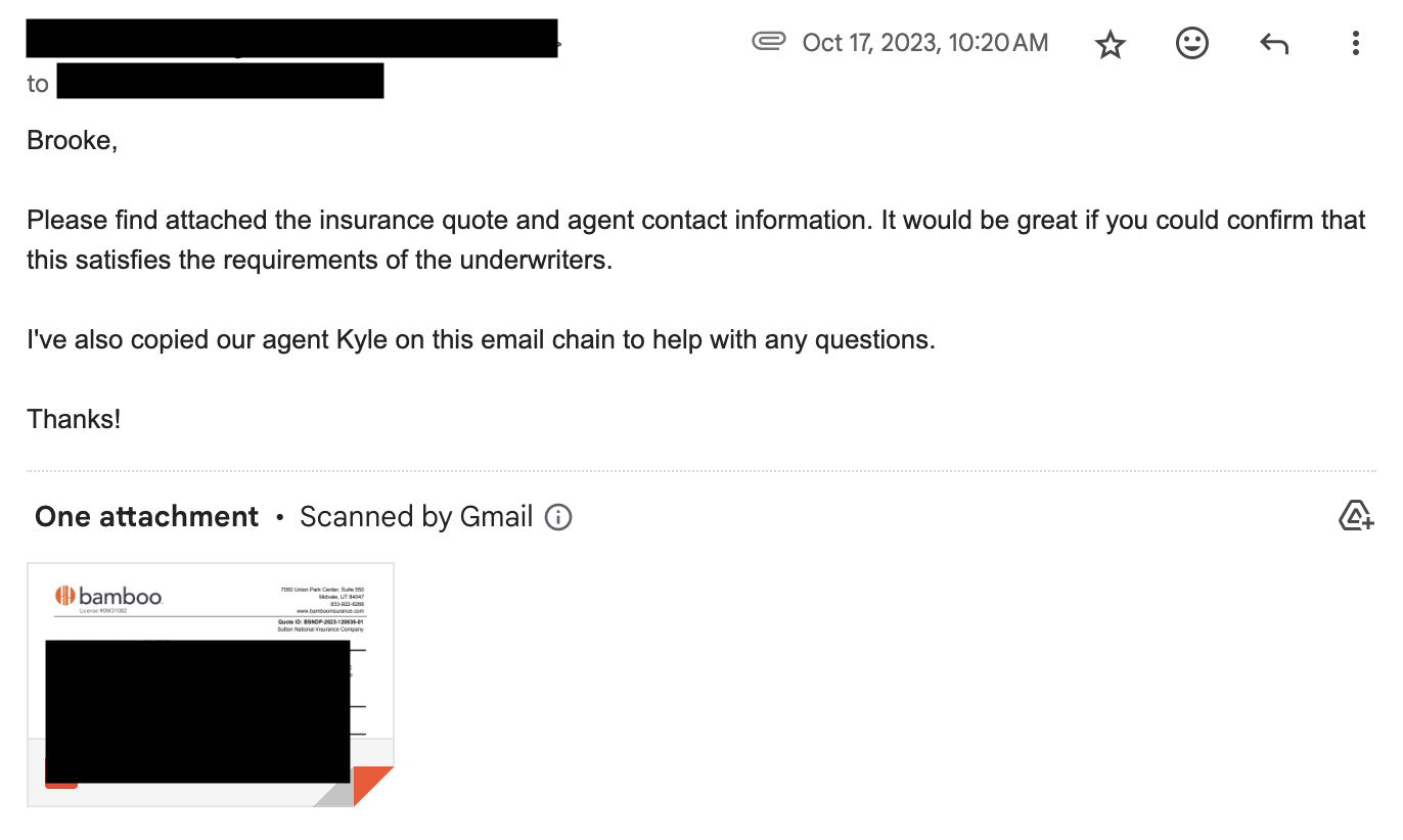 Home insurance